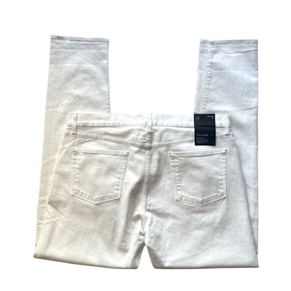 J BRAND Mens Absentis White Tyler Taper Slim Fit Jeans Size 38 JB001780 - Picture 5 of 16